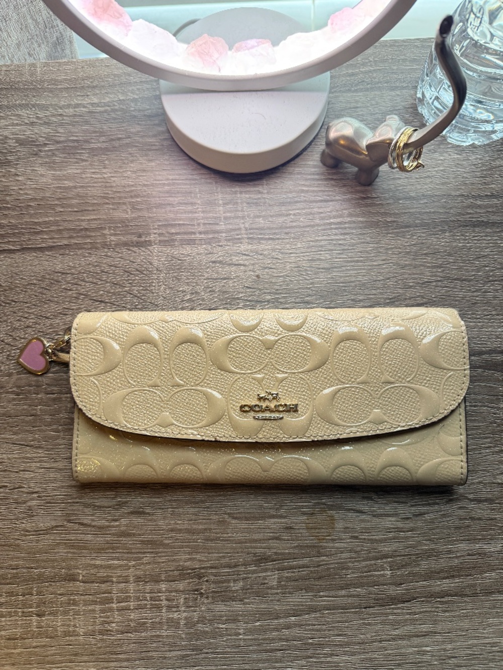 Coach Envelope Wallet Tan